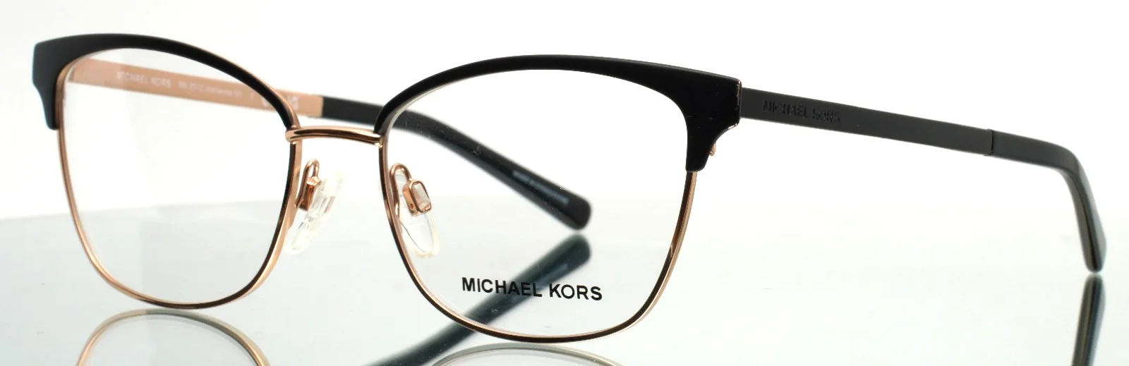 Michael Kors Eyeglasses MK3012 Adrianna IV 1113 Black/Rose Gold, Size 51-17-135 4