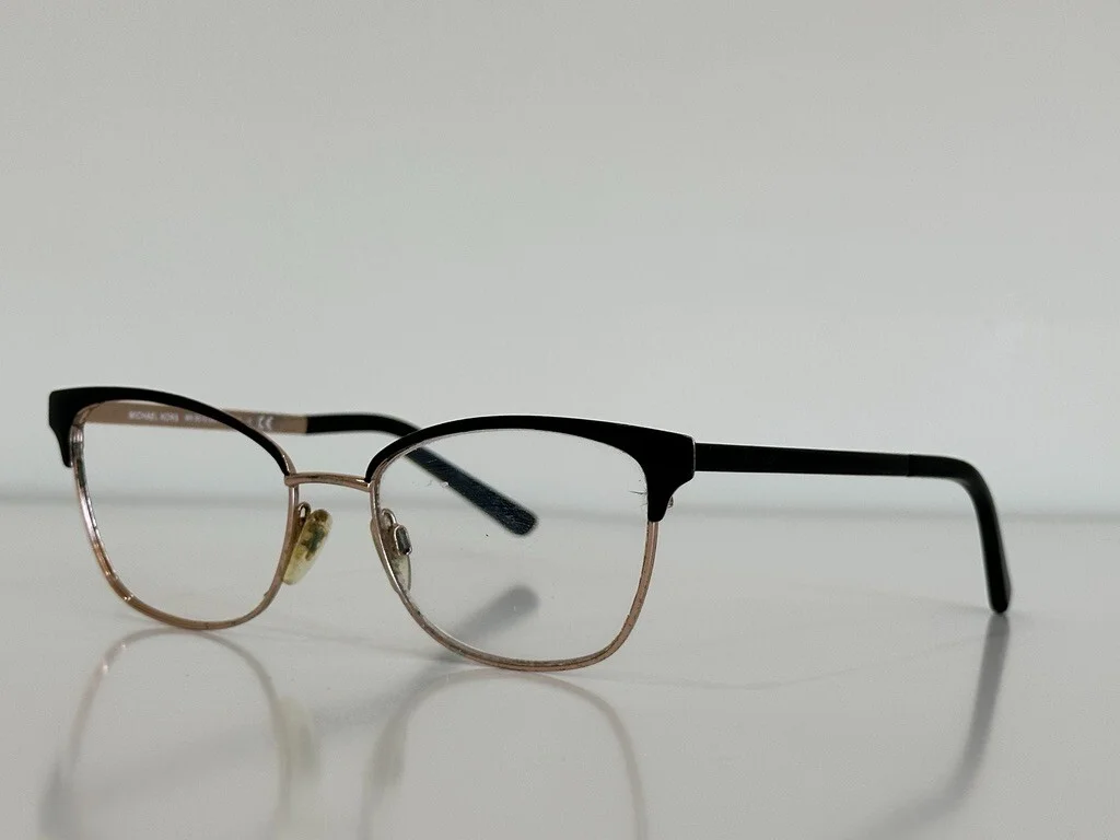 Michael Kors MK 3012 1113 Adrianna IV Black Gold Eyeglasses Frame 51*17*135