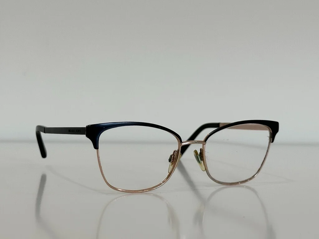 Michael Kors MK 3012 1113 Adrianna IV Black Gold Eyeglasses Frame 51*17*135 3