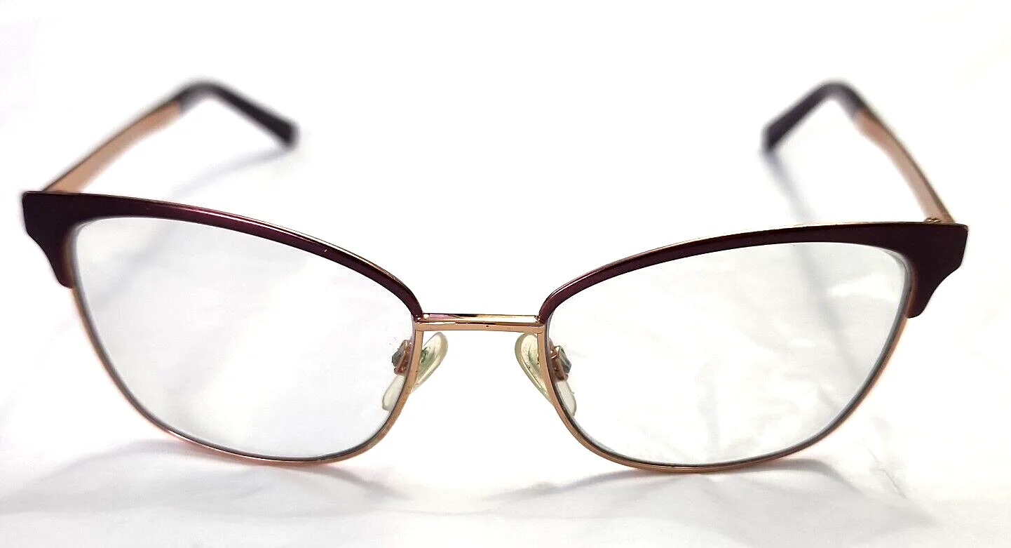 Michael Kors MK3012 1108 Adrianna Purple Gold Eyeglasses Frame 51-17 135 2